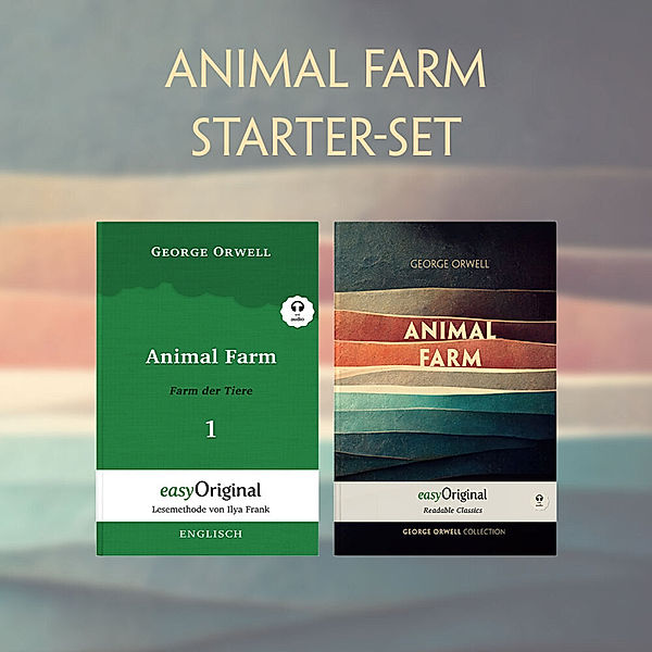 Animal Farm / Farm der Tiere (mit Audio-Online) - Starter-Set, m. 1 Audio, m. 1 Audio, 2 Teile, George Orwell