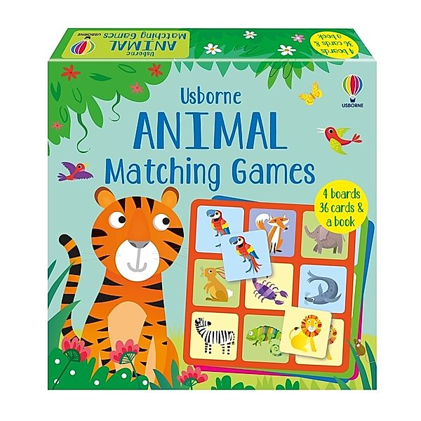 Usborne Publishing Animal Matching Games, Kate Nolan