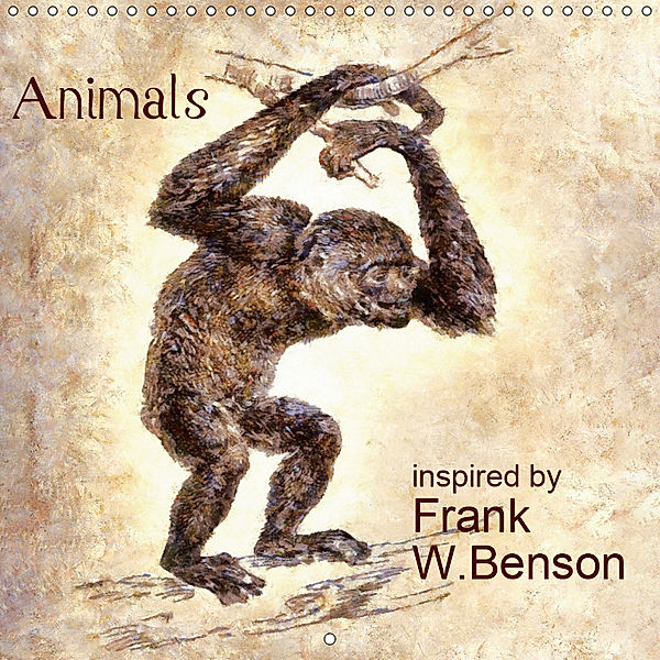 Animals inspired by Frank W. Benson (Wall Calendar 2019 300 × 300 mm Square), Mathias Bleckmann