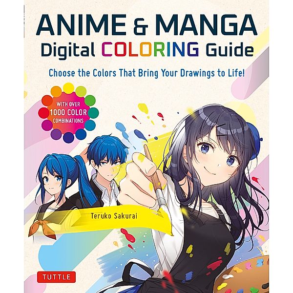 Anime & Manga Digital Coloring Guide, Teruko Sakurai