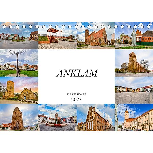 Anklam Impressionen (Tischkalender 2023 DIN A5 quer), Dirk Meutzner