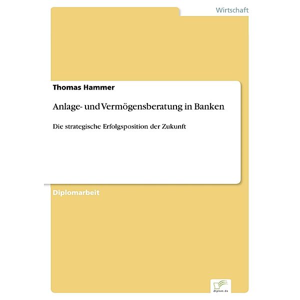 Anlage- und Vermögensberatung in Banken, Thomas Hammer