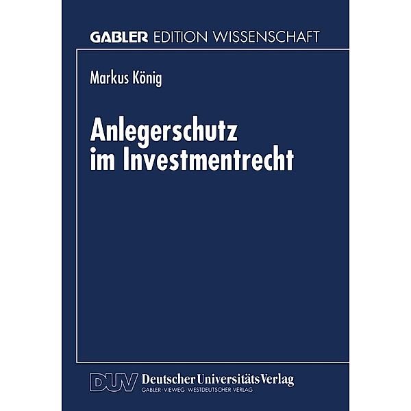 Anlegerschutz im Investmentrecht