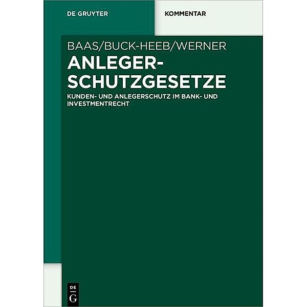 Anlegerschutzgesetze / De Gruyter Kommentar
