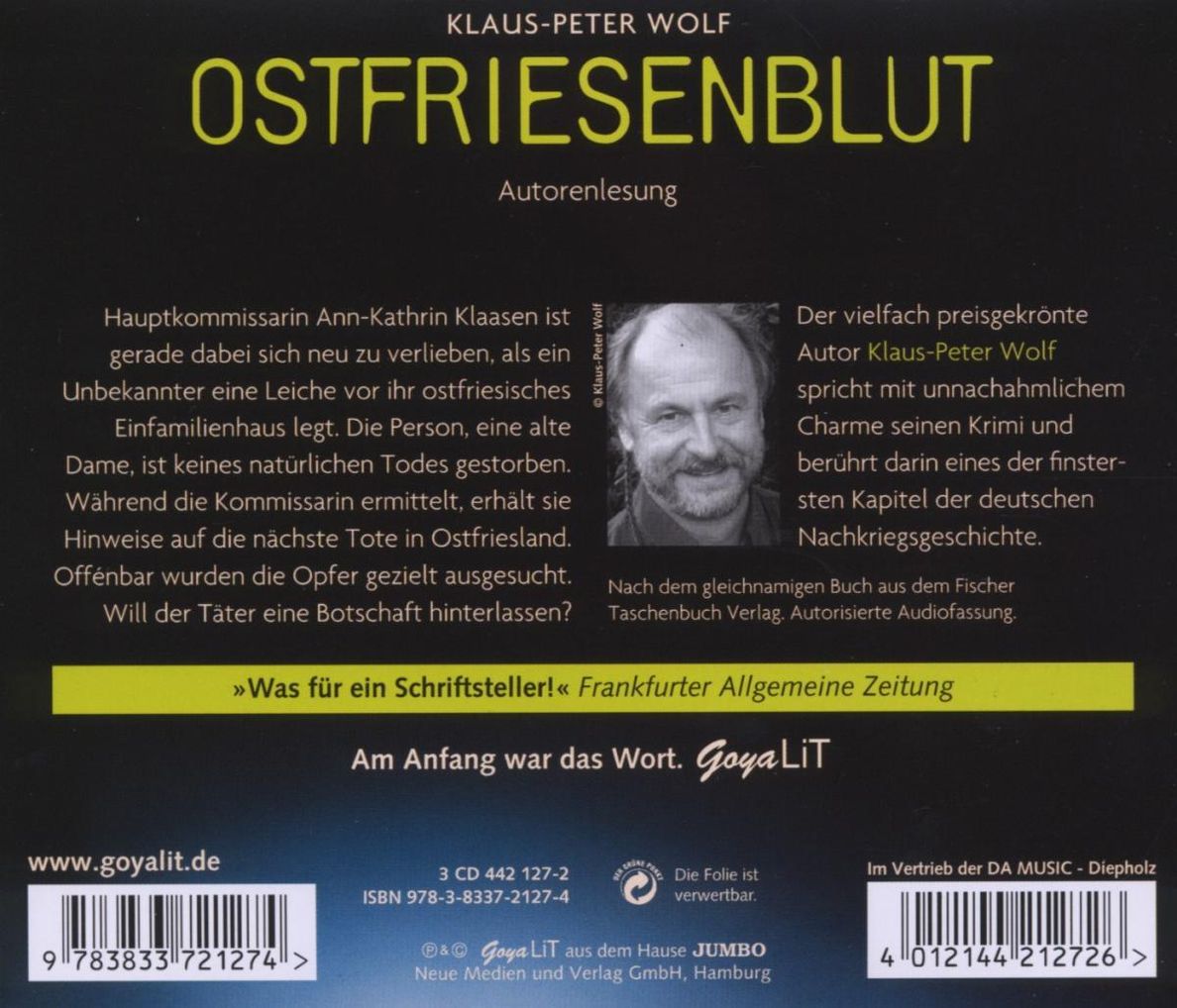 Ann Kathrin Klaasen ermittelt - 2 - Ostfriesenblut Hörbuch kaufen