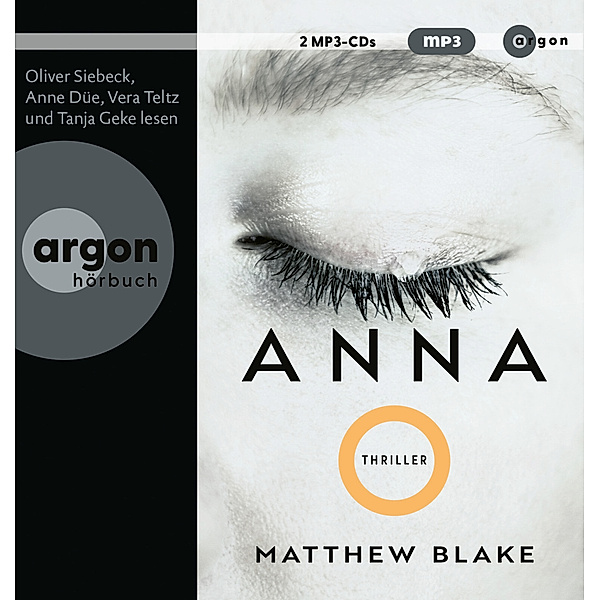 Anna O.,2 Audio-CD, 2 MP3, Matthew Blake