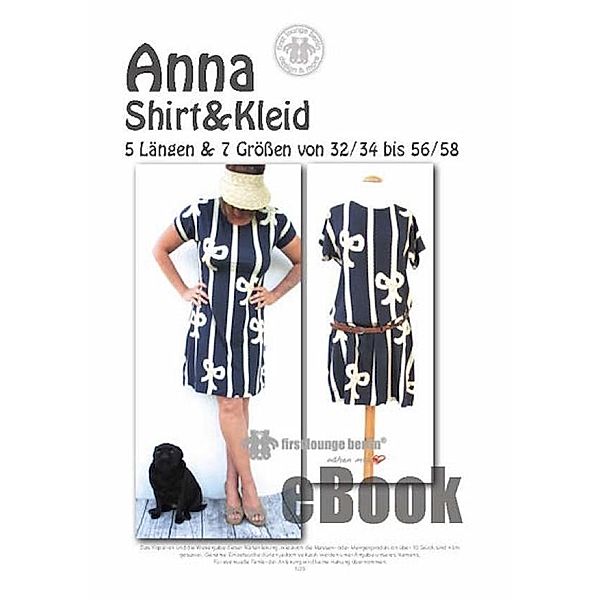 ANNA Shirt & Kleid Schnittmuster mit Nähanleitung von firstloungeberlin, Ina Schille