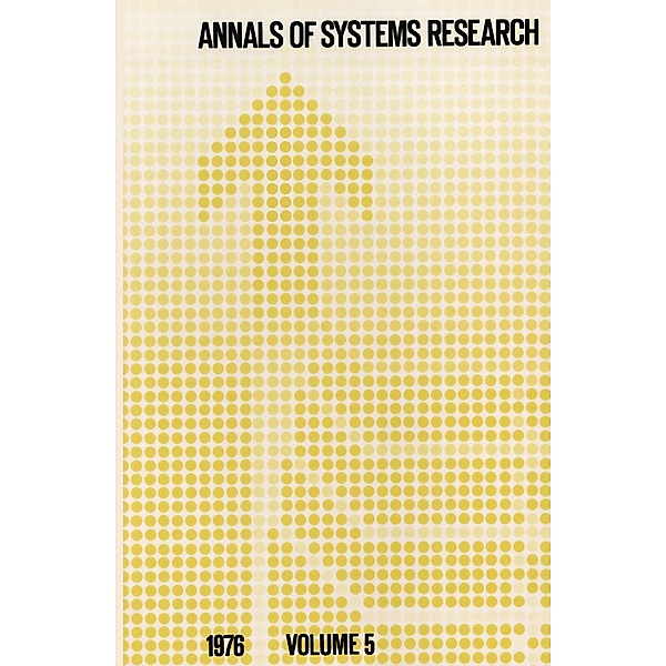 Annals of Systems Research / Annals of Systems Research Bd.5