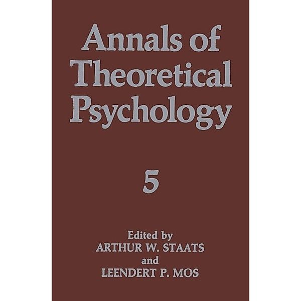 Annals of Theoretical Psychology / Annals of Theoretical Psychology Bd.5