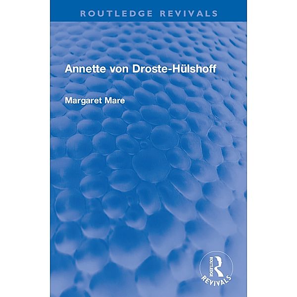 Annette von Droste-Hülshoff, Margaret Mare