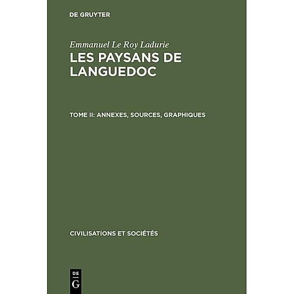 Annexes, sources, graphiques / Civilisations et Sociétés, Emmanuel Le Roy Ladurie
