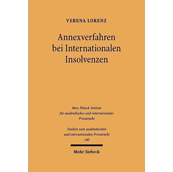 Annexverfahren bei Internationalen Insolvenzen, Verena Lorenz