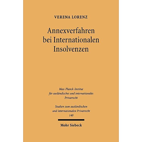 Annexverfahren bei Internationalen Insolvenzen, Verena Lorenz