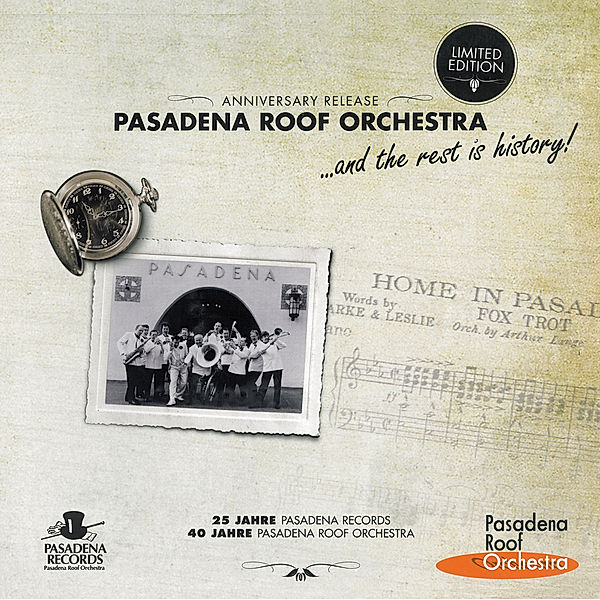Anniversary Release-Limited Ed, Pasadena Roof Orchestra