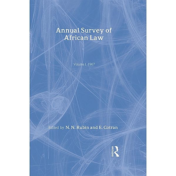 Annual Survey of African Law Cb