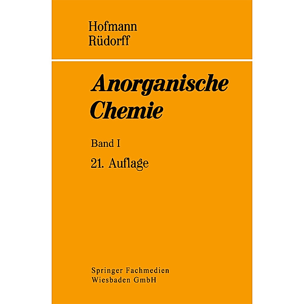 Anorganische Chemie, Karl A. Hofmann
