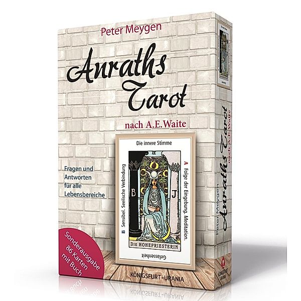 Anraths Tarot nach A.E. Waite, 86 Karten mit Buch