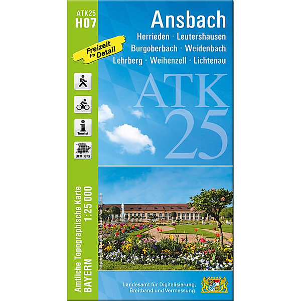 Ansbach (Amtliche Topographische Karte 1:25000)