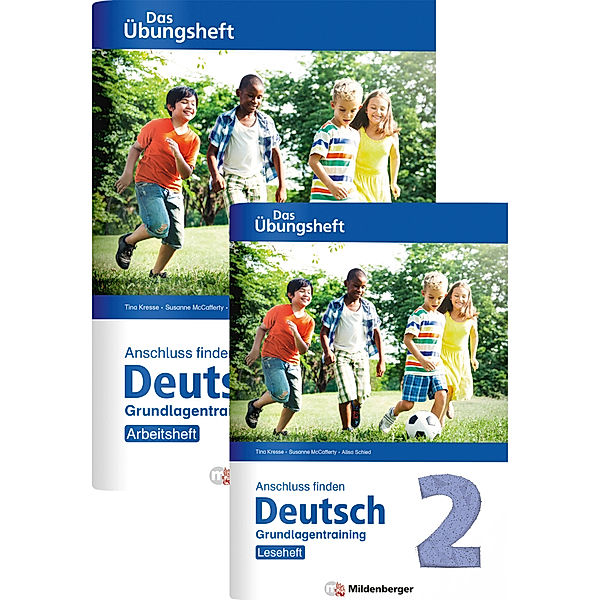 Anschluss finden Deutsch - Das Übungsheft / Grundlagentraining Klasse 2 - Leseheft und Arbeitsheft, 2 Bde., Tina Kresse, Susanne McCafferty, Alisa Schied