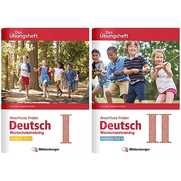 Anschluss finden Deutsch - Das Übungsheft / Vorkurs Teil I und II, 2 Bde., Tina Kresse, Susanne McCafferty