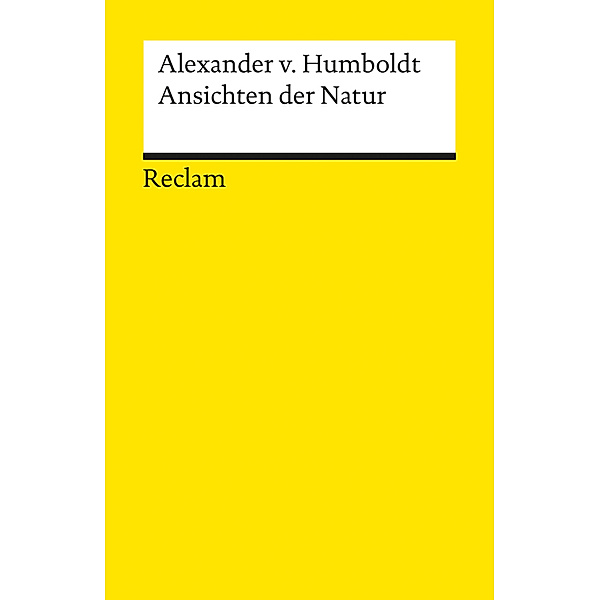 Ansichten der Natur, Alexander von Humboldt