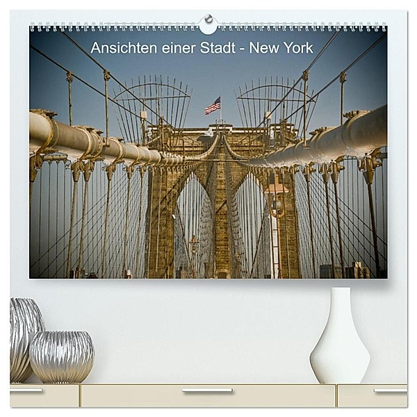 Ansichten einer Stadt: New York (hochwertiger Premium Wandkalender 2025 DIN A2 quer), Kunstdruck in Hochglanz, Calvendo, Art Fotos - Fritz Malaman
