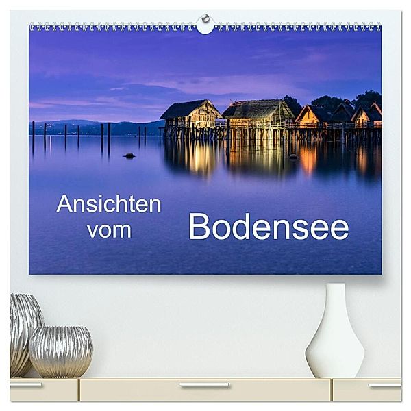 Ansichten vom Bodensee (hochwertiger Premium Wandkalender 2024 DIN A2 quer), Kunstdruck in Hochglanz, Klaus Hoffmann