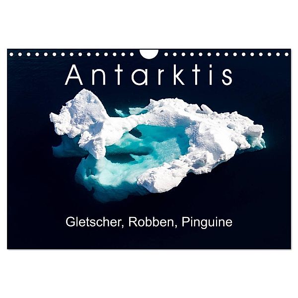 Antarktis Gletscher, Robben, Pinguine (Wandkalender 2024 DIN A4 quer), CALVENDO Monatskalender, Thomas Gerber