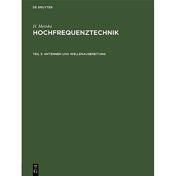 Antennen und Wellenausbreitung / Jahrbuch des Dokumentationsarchivs des österreichischen Widerstandes, H. Meinke