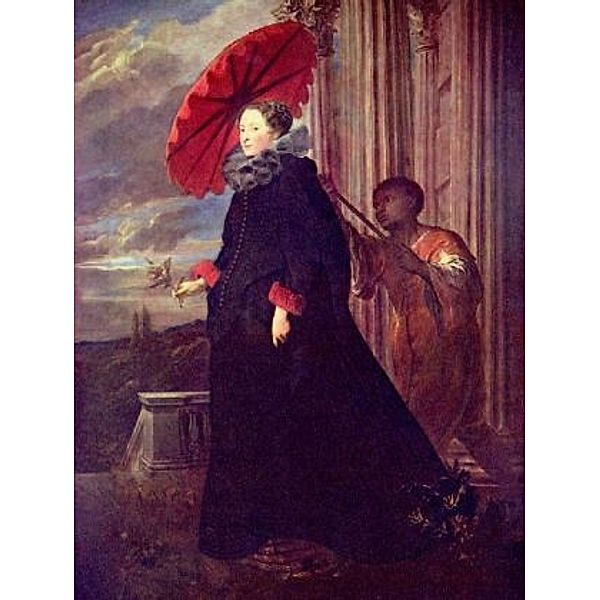 Anthonis van Dyck - Porträt der Marchesa Elena Grimaldi, Gattin des Marchese Nicola Cattaneo - 1.000 Teile (Puzzle)