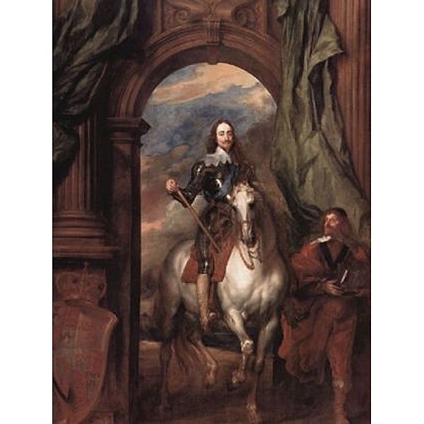 Anthonis van Dyck - Porträt Karl I., König von England, zu Pferd mit seinem Stallmeister St. Antoine - 1.000 Teile (Puzz
