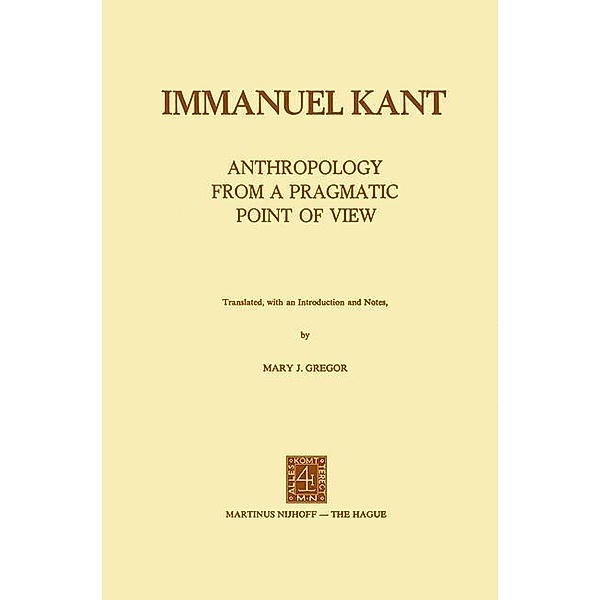 Anthropology from a Pragmatic Point of View, Immanuel Kant