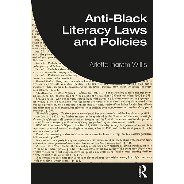 Anti-Black Literacy Laws and Policies, Arlette Ingram Willis