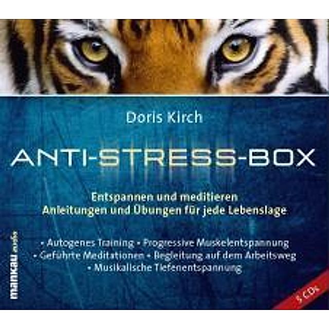 Anti-Stress-Box. Entspannen und meditieren, 5 Audio-CDs Hörbuch