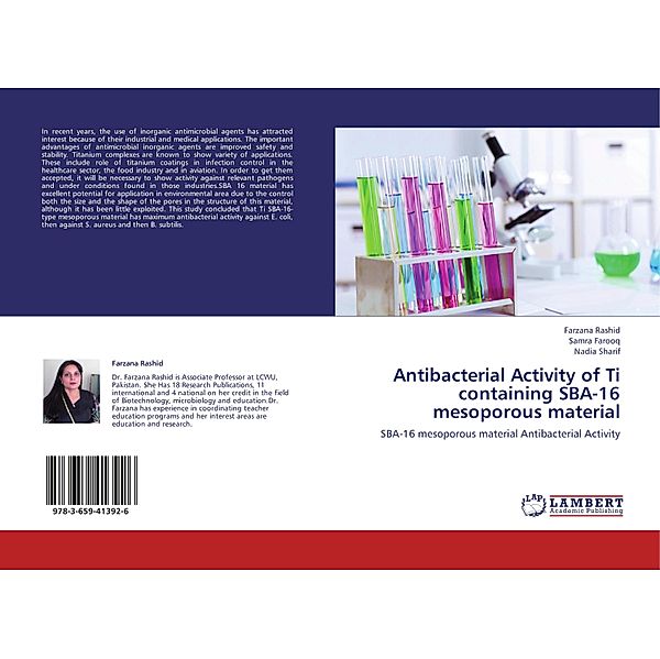 Antibacterial Activity of Ti containing SBA-16 mesoporous material, Farzana Rashid, Samra Farooq, Nadia Sharif