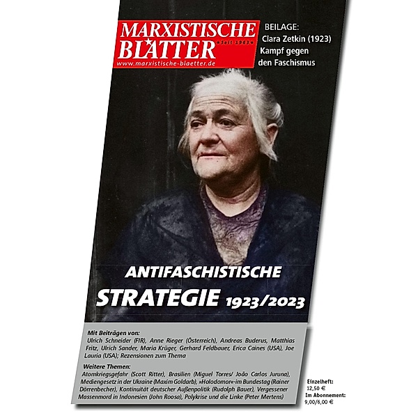 Antifaschistische Strategie 1923/2023 / Marxistische Blätter Bd.2_2023