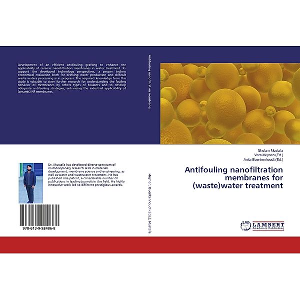 Antifouling nanofiltration membranes for (waste)water treatment, Ghulam Mustafa