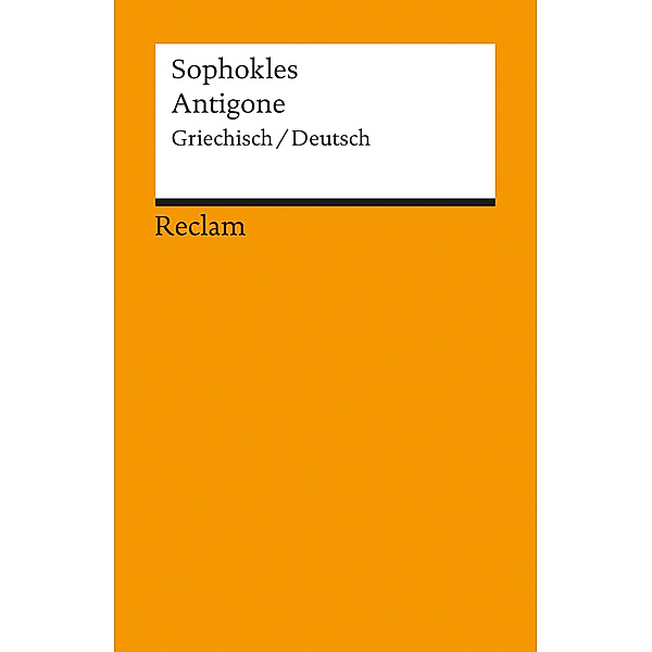 Antigone, Griechisch-Deutsch, Sophokles