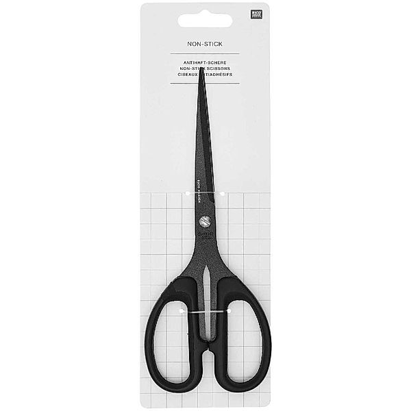 Antihaft Schere Schwarz, 21 cm / 8,25''