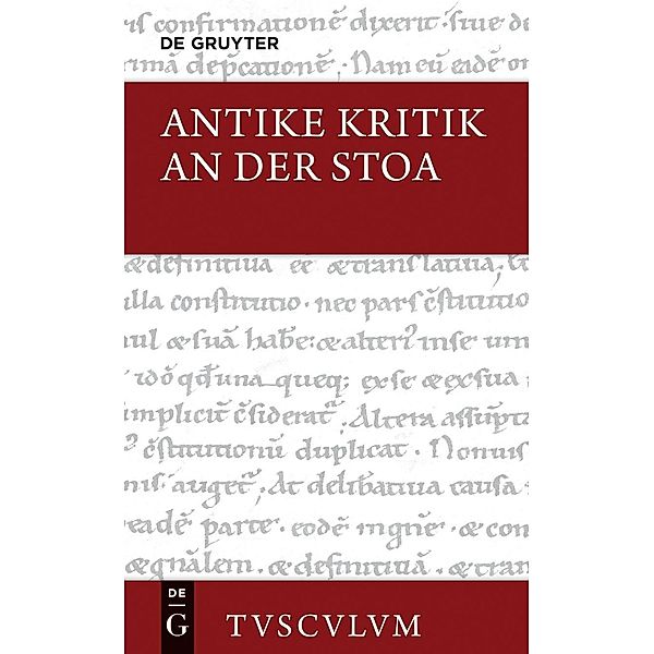 Antike Kritik an der Stoa / Sammlung Tusculum