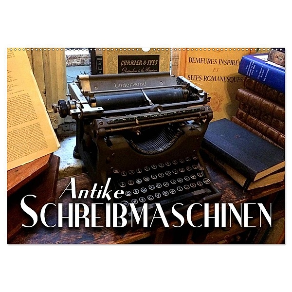Antike Schreibmaschinen (Wandkalender 2024 DIN A2 quer), CALVENDO Monatskalender, Renate Bleicher