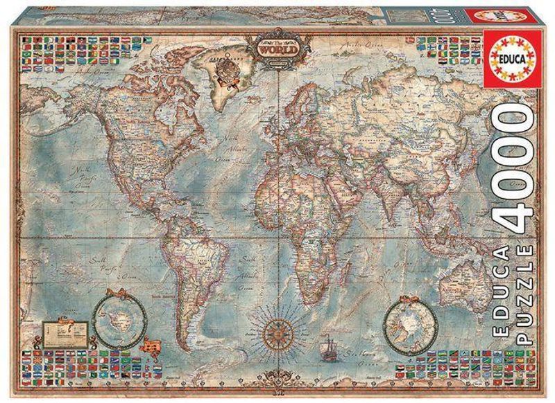 Antike Weltkarte 4000 Teile Puzzle bestellen | Weltbild.ch