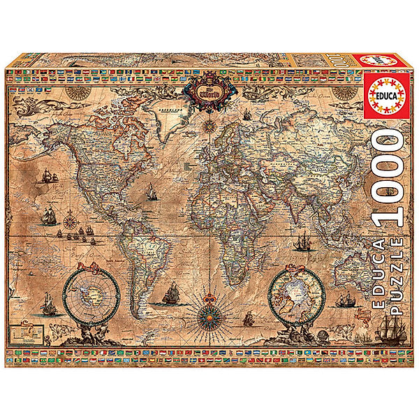 Carletto Deutschland Antike Weltkarte (Puzzle)