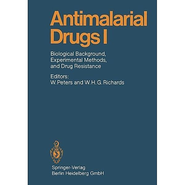 Antimalarial Drugs I / Handbook of Experimental Pharmacology Bd.68