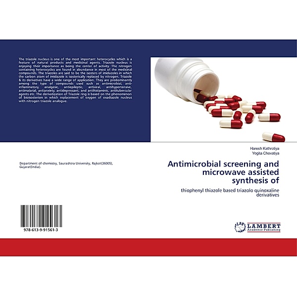 Antimicrobial screening and microwave assisted synthesis of, Haresh Kathrotiya, Yogita Chovatiya