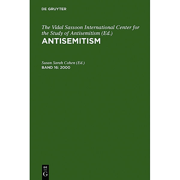 Antisemitism / Volume 16 / 2000