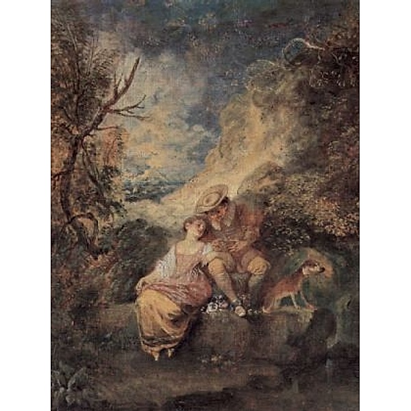 Antoine Watteau - Der Jäger des Nestes - 100 Teile (Puzzle)