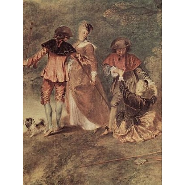 Antoine Watteau - Einschiffung nach Kythera, Detail - 100 Teile (Puzzle)