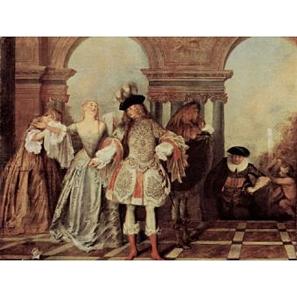 Antoine Watteau - Französische Komödianten - 1.000 Teile (Puzzle)