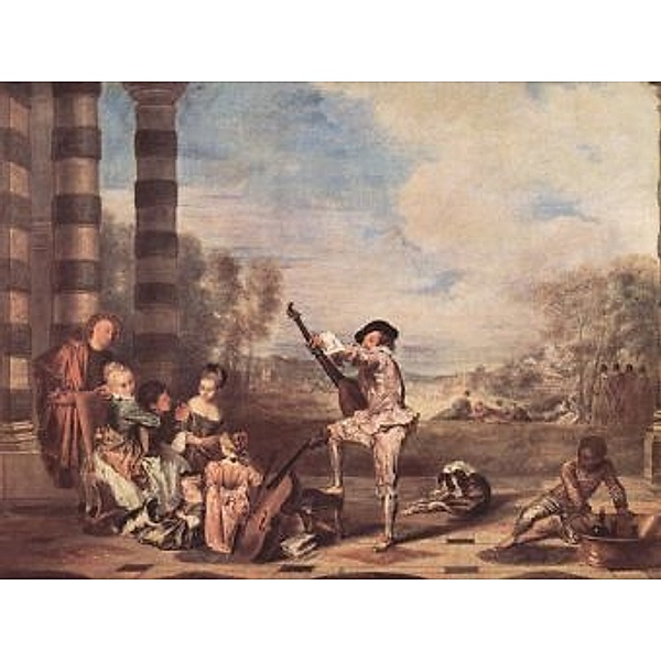 Antoine Watteau - Les Charmes de la vie (Die Schönheiten des Lebens) - 2.000 Teile (Puzzle)